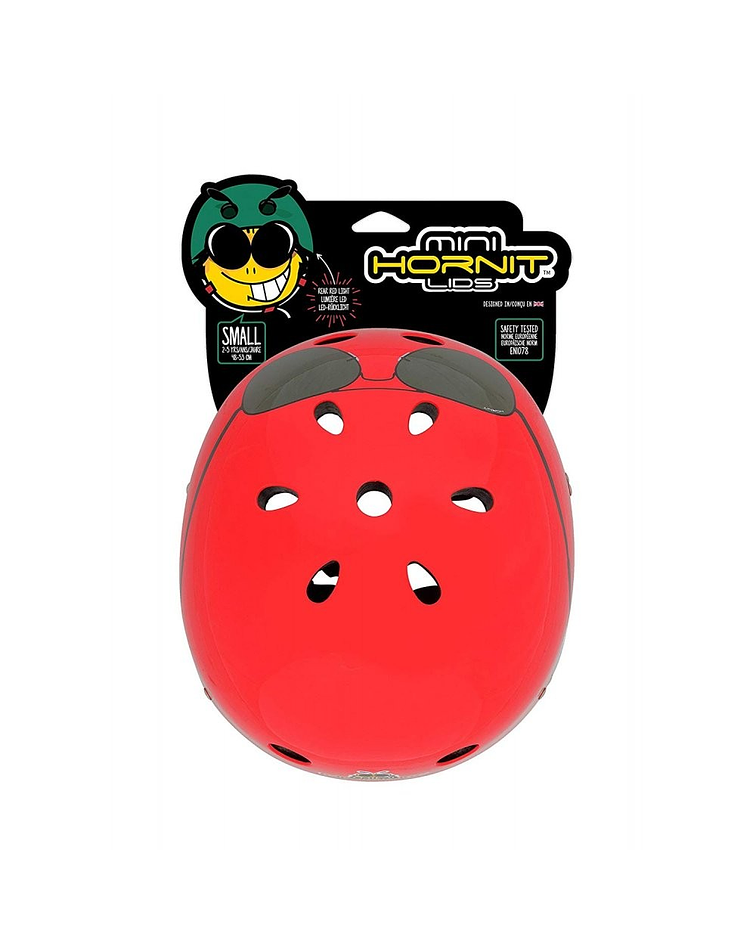 Casco de Niño Hornit Rojo