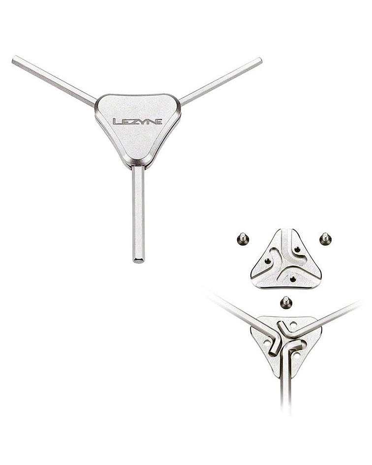 Herramienta Lezyne Allen 4, 5, 6 - 3 way Silver