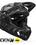 CASCO BICICLETA BELL SUPER DH MIPS - FLEX SPHERICAL M/G BLK CAM