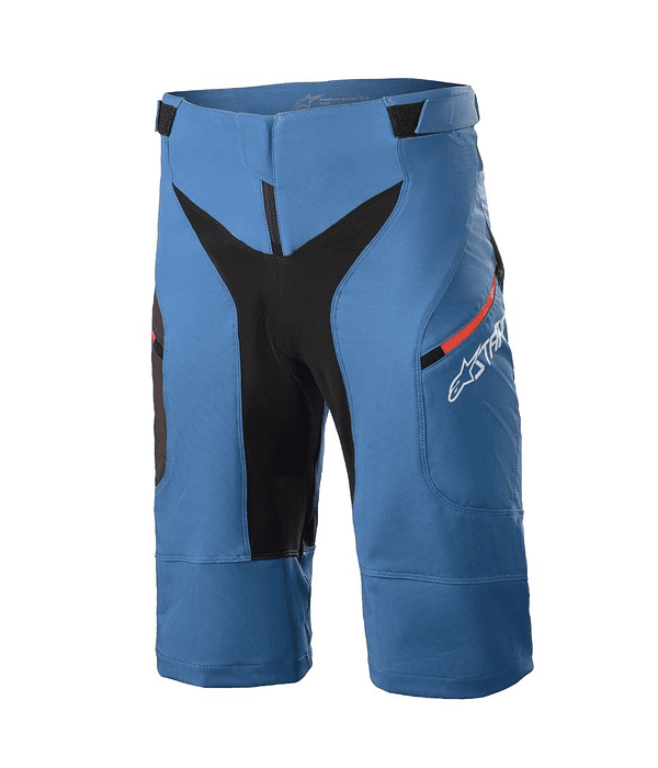 SHORT BICICLETA ALPINESTARS DROP 8.0 MID BLUE RED