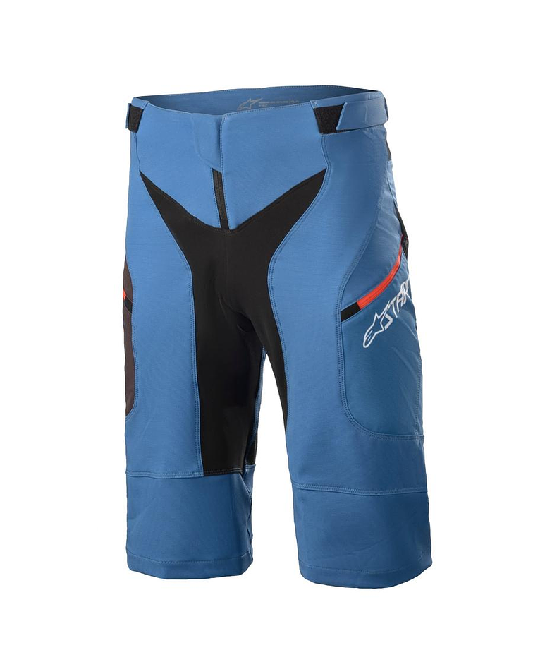 SHORT BICICLETA ALPINESTARS DROP 8.0 MID BLUE RED