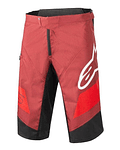 Short Bicicleta Racer Burgundy Bright Red White