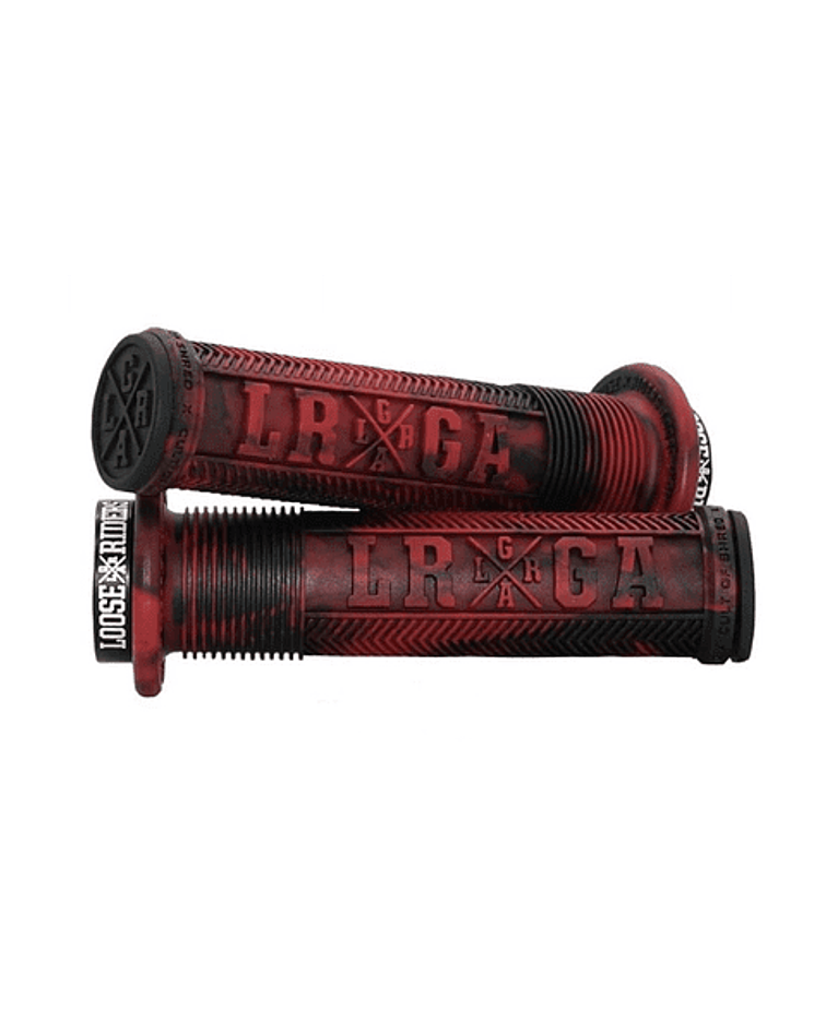 Puños LOOSE RIDERS C/S Grips Red & Black