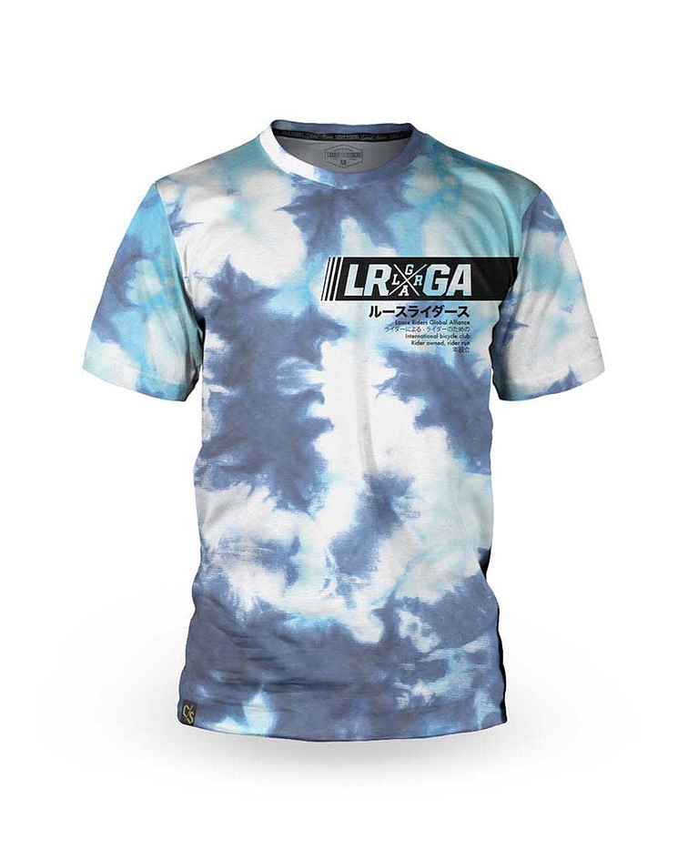 JERSEY MANGA CORTA HOMBRE LOOSE RIDERS Tie Dye Crystal