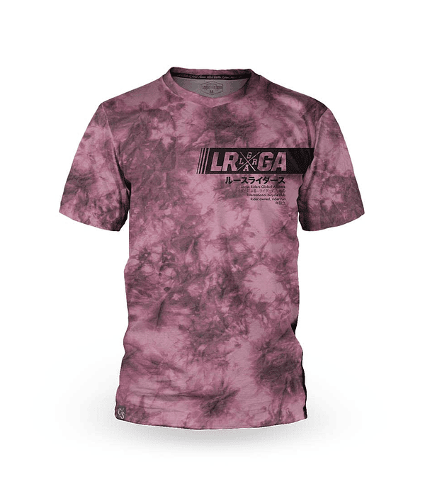 JERSEY MANGA CORTA HOMBRE LOOSE RIDERS Tie Dye Wine