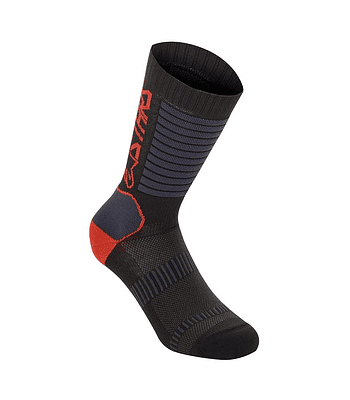 CALCETINES PARAGON LITE 19 BLACK BRIGHT RED L