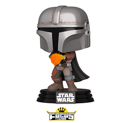 Funko Pop! Star Wars The Mandalorian - THE MANDALORIAN FLAME THROWING special edition N°355