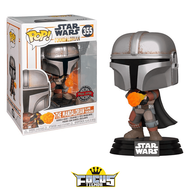 Funko Pop! Star Wars The Mandalorian - THE MANDALORIAN FLAME THROWING special edition N°355