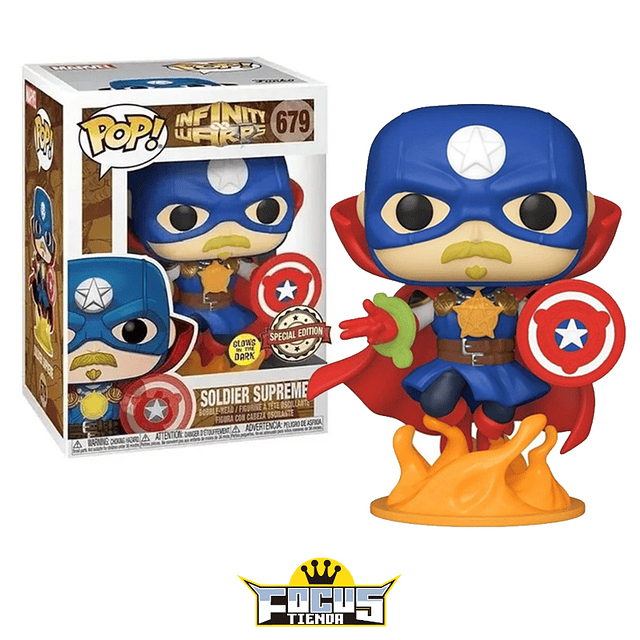 Funko Pop! Infinity Warps - SOLDIER SUPREME (GW) special edition N°679