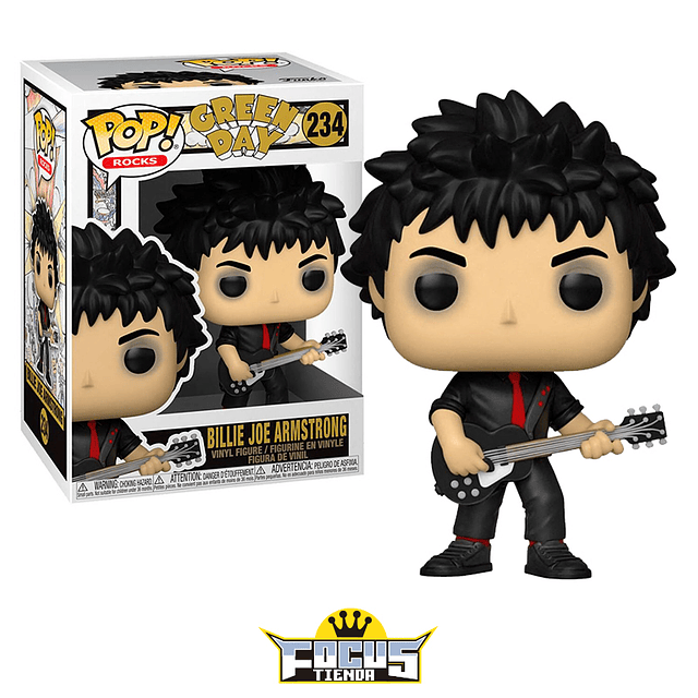 Funko Pop! Rocks Green Day - BILLIE JOE ARMSTRONG N°234