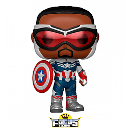 Funko Pop! Marvel The Falcon and the Winter Soldier - CAPTAIN AMERICA N°814