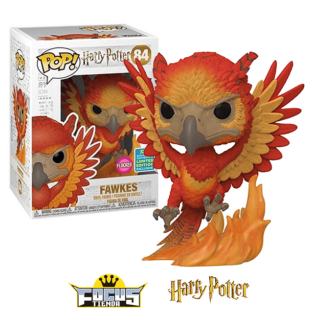 Funko Pop! Harry Potter - FAWKES (FLOCKED) limited editio...