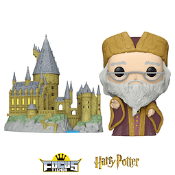 Funko Pop! Town Harry Potter - ALBUS DUMBLEDORE WHIT HOWGARTS N°27