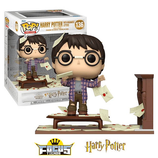 Funko Pop! Deluxe Harry Potter - HARRY POTTER WHIT HOWGARTS LETTERS N°136