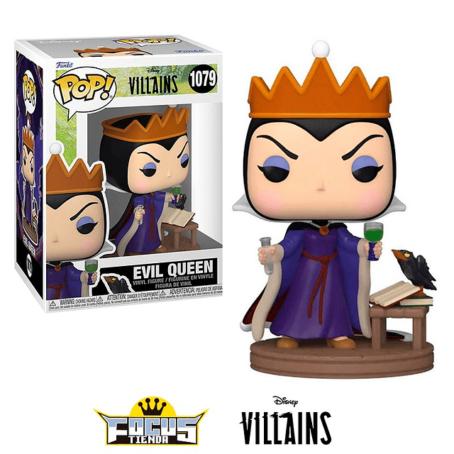Funko Pop! Disney Villains - EVIL QUEEN (BLANCANIEVES) N°1079