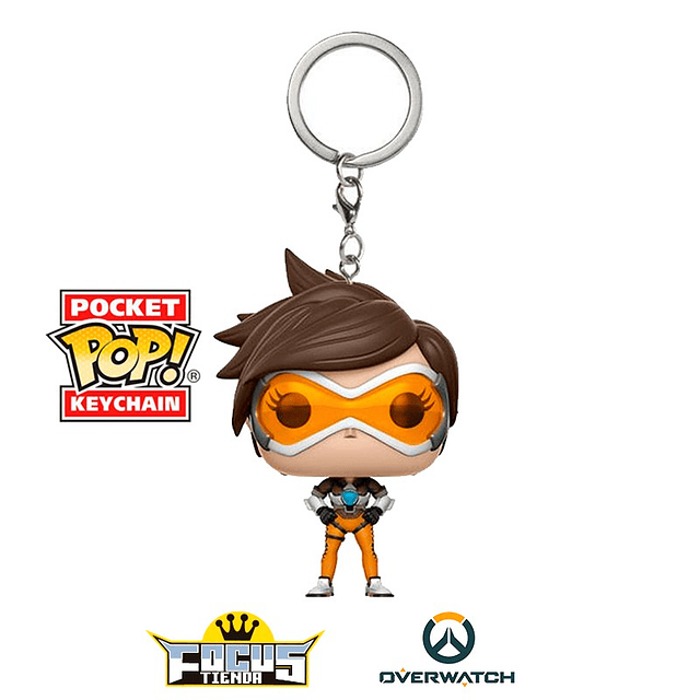 Funko Pop! Keychain Overwatch - TRACER (LLAVERO)