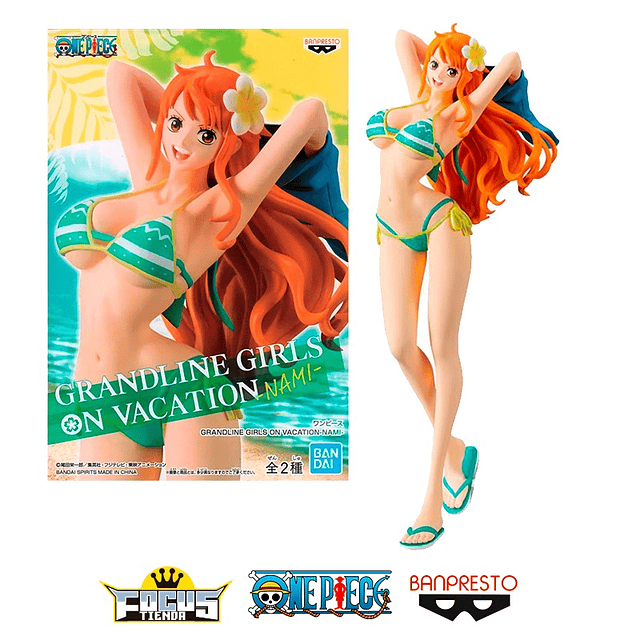 Figura One Piece Grandline Girls On Vacation - NAMI (Ver. A)