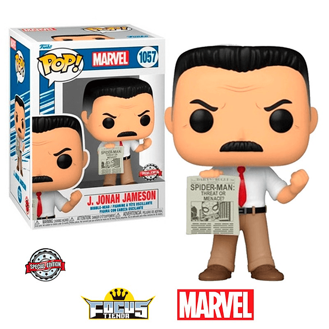 Funko Pop! Marvel Spiderman - J. JONAH JAMESON special edition N°1057