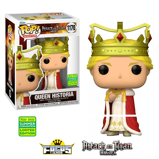 Funko Pop! Animation Attack on Titan - QUEEN HISTORIA limited edition N°1170