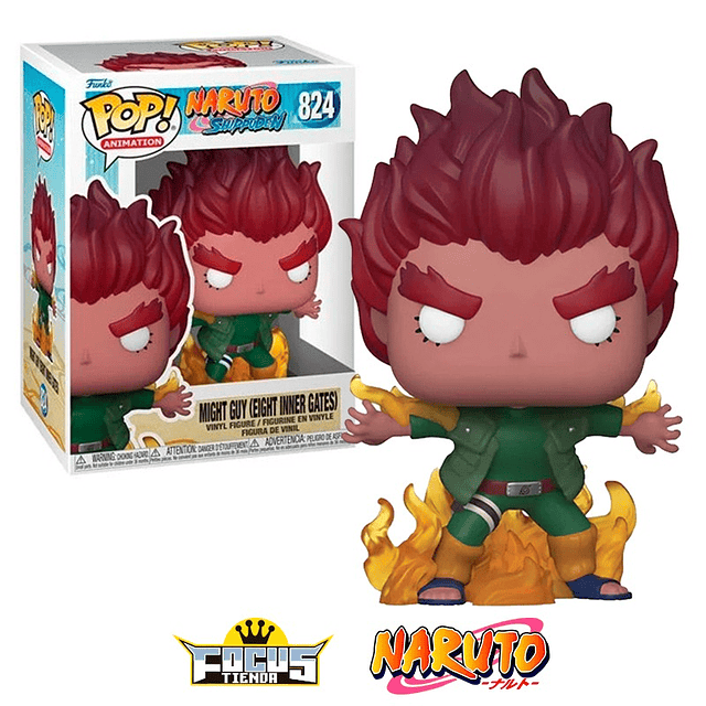 Funko Pop! Animation Naruto Shippuden - MIGHT GUY (EIGHT INNER GATES) N°824