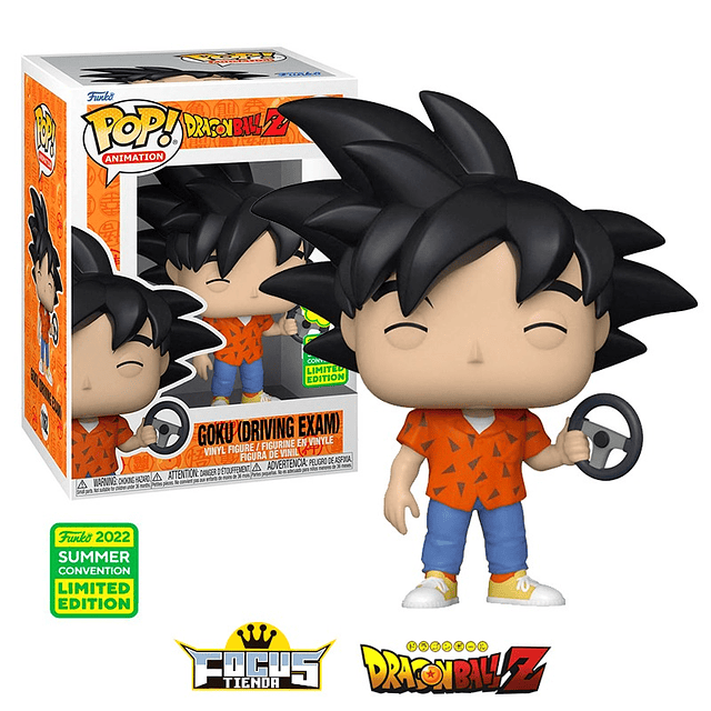 Funko Pop! Animation Dragon Ball Z - GOKU (DRIVING EXAM) limited edition N°1162