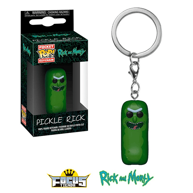 Funko Pop! Keychain Rick & Morty - PICKLE RICK [PEPINILLO RICK] (LLAVERO)