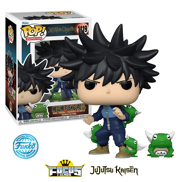 Funko Pop! Animation Jujutsu Kaisen - MEGUMI FUSHIGURO w/ toads special edition N°1119