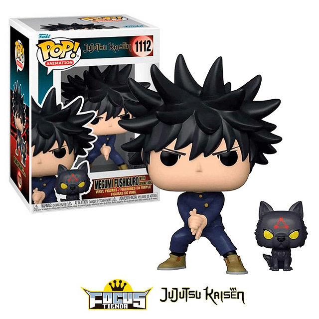 Funko Pop! Animation Jujutsu Kaisen - MEGUMI FUSHIGURO w/ divine dog N°1112