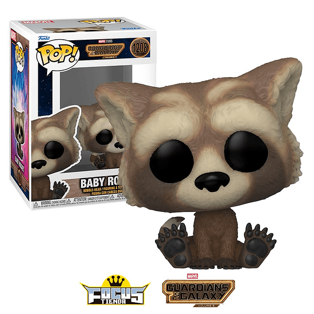 Funko Pop! Marvel Guardians of the Galaxy vol. 3 - BABY ROCKET N°1208