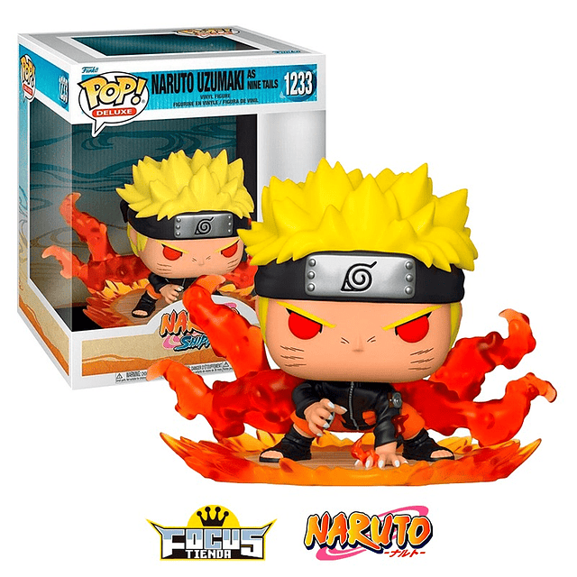 Funko Pop! Deluxe Naruto Shippuden - NARUTO UZUMAKI as nine tails N°1233