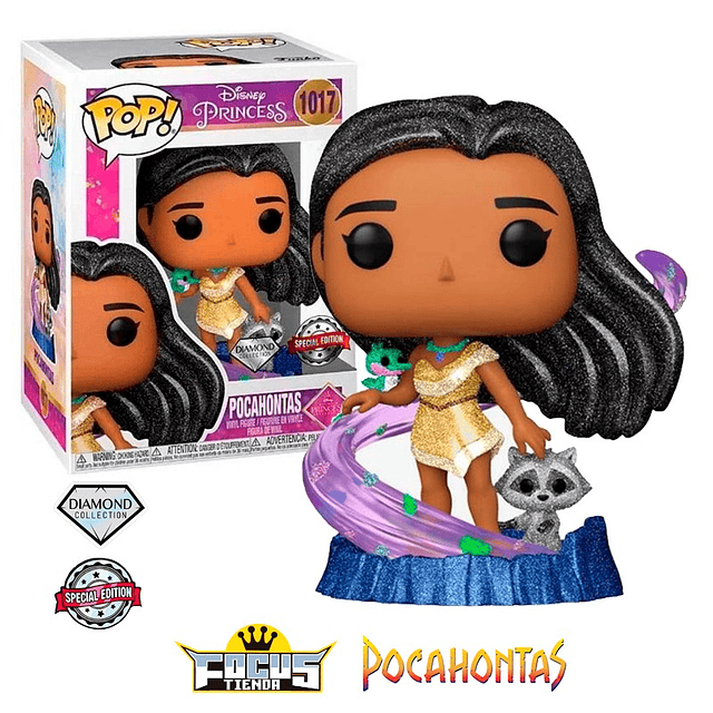 Funko Pop! Princess - POCAHONTAS special edition Diamond Collection N°1017