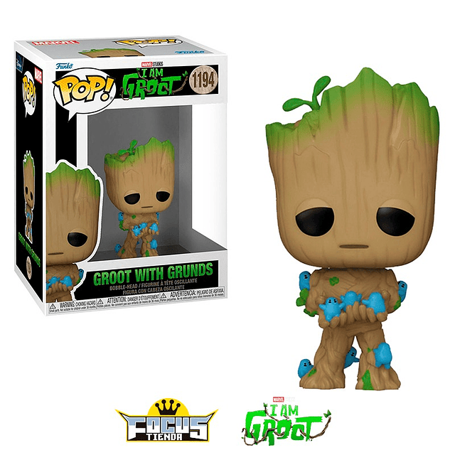 Funko Pop! Marvel I am Groot - GROOT WHIT GRUNDS N°1194