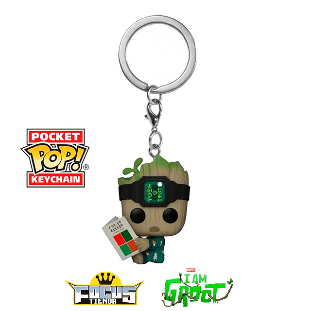 Funko Pop! Keychain Marvel I am Groot - GROOT IN ONESIE (LLAVERO)