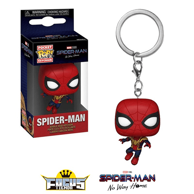 Funko Pop! Keychain Marvel Spiderman No Way Home - SPIDER-MAN (LLAVERO)