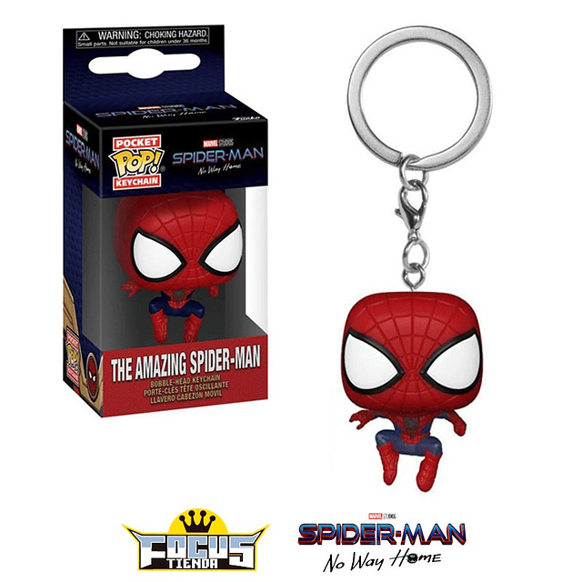 Funko Pop! Keychain Marvel Spiderman No Way Home - THE AMAZING SPIDER-MAN (LLAVERO)