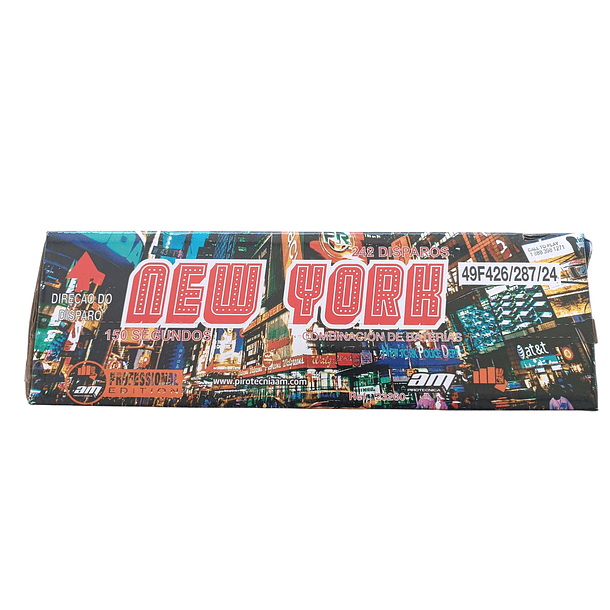 Bateria Profissional Composta com 242 Disparos New York F3