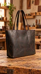 Cartera Tote Grande de Cuero - Miniatura 1