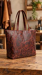 Cartera Tote Grande de Cuero - Miniatura 3