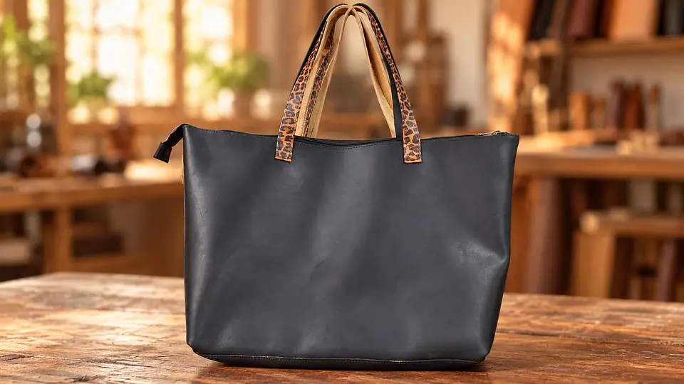 Cartera Tote Mediana de Cuero 3