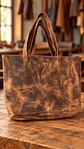 Cartera Tote Mediana de Cuero - Miniatura 4