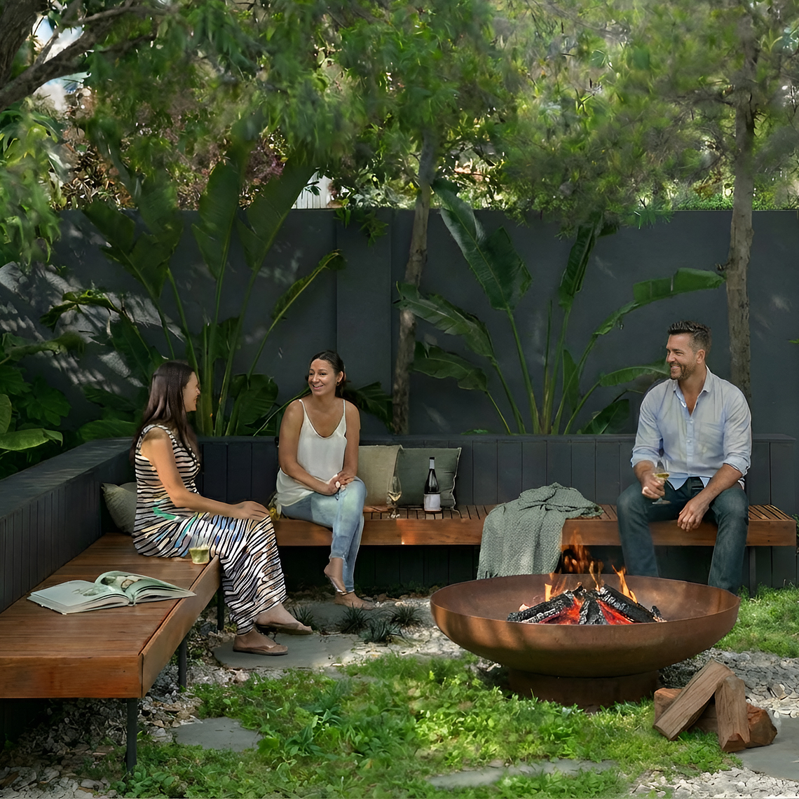 Fogón QHIRI 80 cms de diámetro (Acero Corten) 1