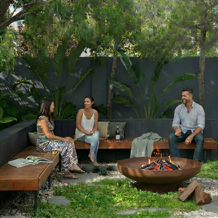 Fogón QHIRI 80 cms de diámetro (Acero Corten) 1