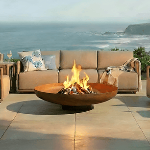 Fogón QHIRI 120 cms de diámetro (Acero Corten)