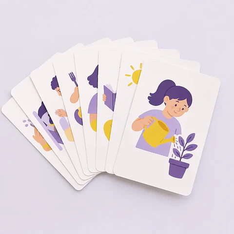 Tarjetas de Acciones y Verbos