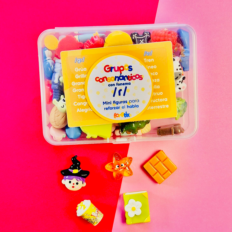 Miniaturas grupos consonánticos con fonema /ɾ/ + material complementario 3