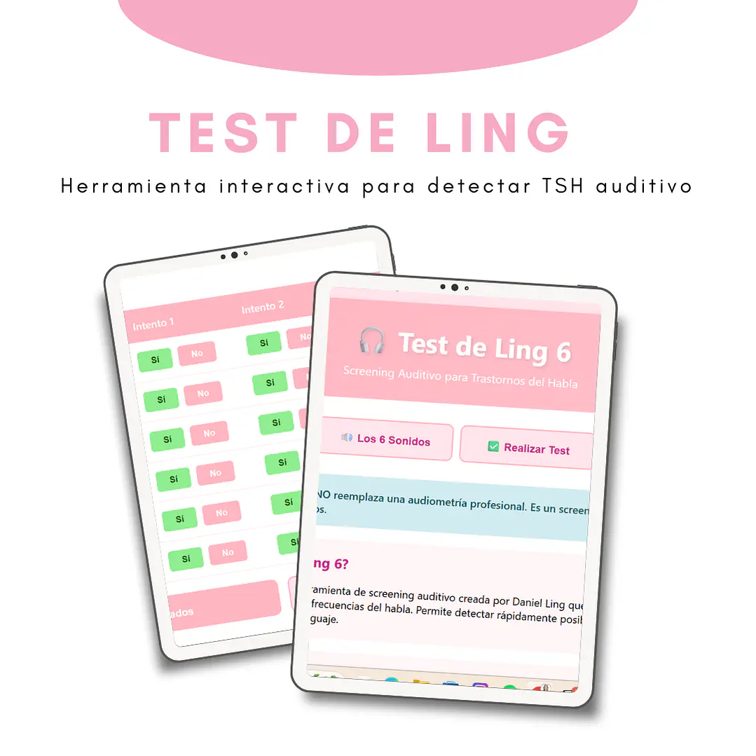 Test de Ling - Screening TSH auditivo sensorial 1