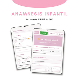 Anamnesis Print & GO + Rosa Palo 🎁 BONUS de regalo 