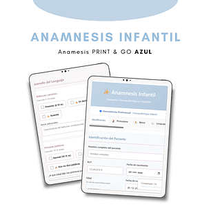 Anamnesis Print & GO Azul celeste + 🎁 BONUS de regalo 