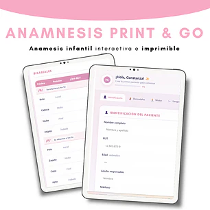 Anamnesis Infantil Print & GO 
