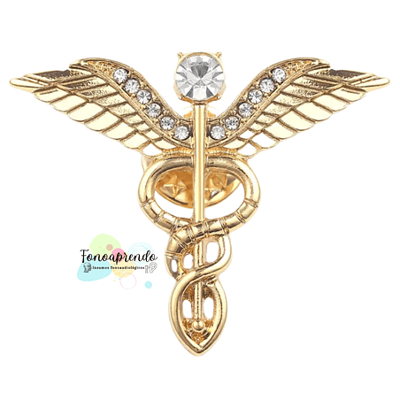 Pin vara de Esculapio  Dorada 1